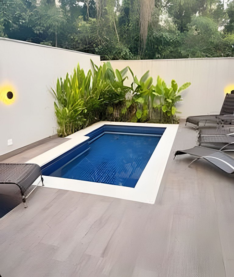 Luxo e Conforto Maresias c/ piscina cond. fechado