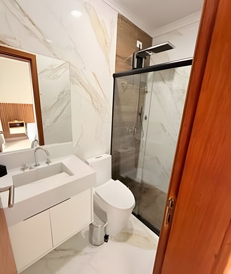 Luxo e Conforto Maresias c/ piscina cond. fechado