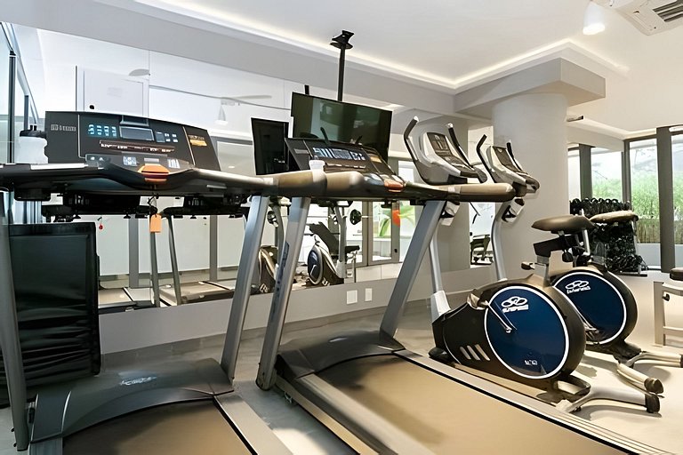 Studio de Luxo c/ piscina, academia e garagem (91)