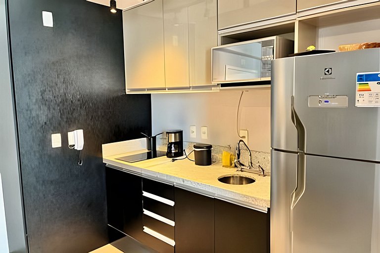 Studio de Luxo c/ piscina, academia e garagem (91)