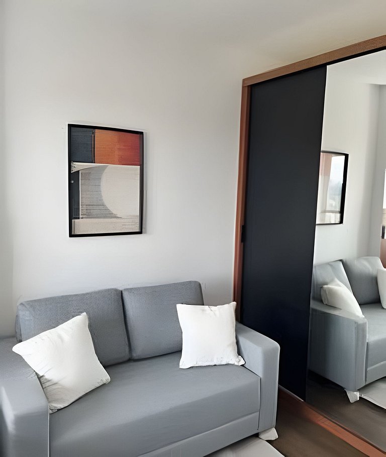 Studio Charmoso c/ Academia, Piscina e vaga (1105)