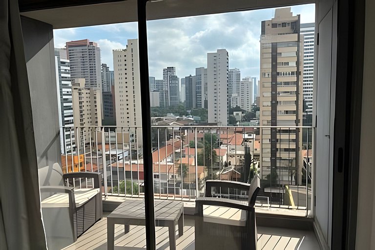 Studio de Luxo c/ piscina, academia e garagem (95)