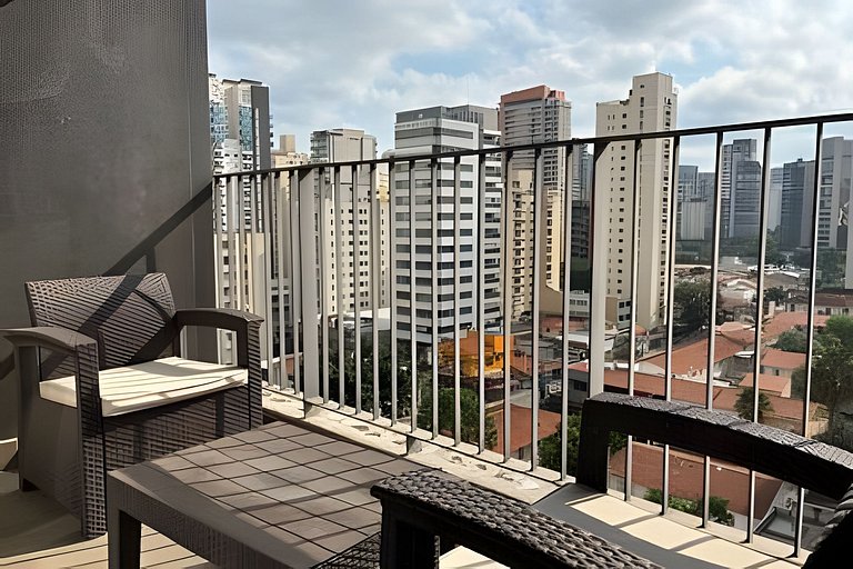 Studio de Luxo c/ piscina, academia e garagem (95)