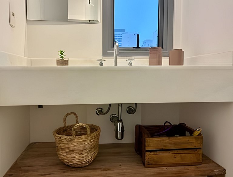 Studio de Luxo c/ piscina, academia e garagem (95)