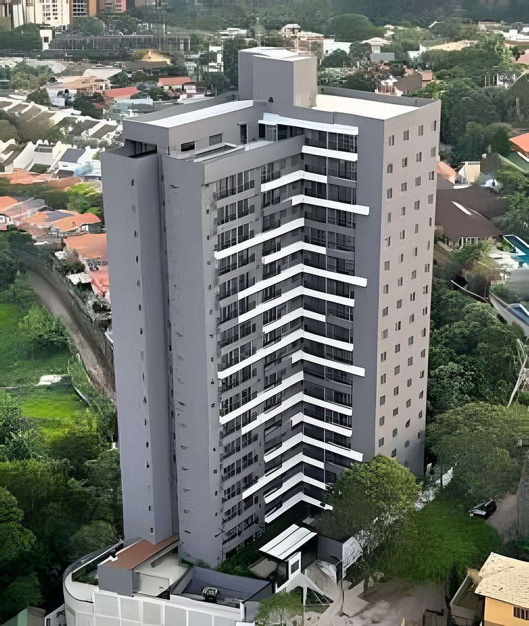 2 Dorm Charmoso c/ Academia, Piscina e vaga (702)