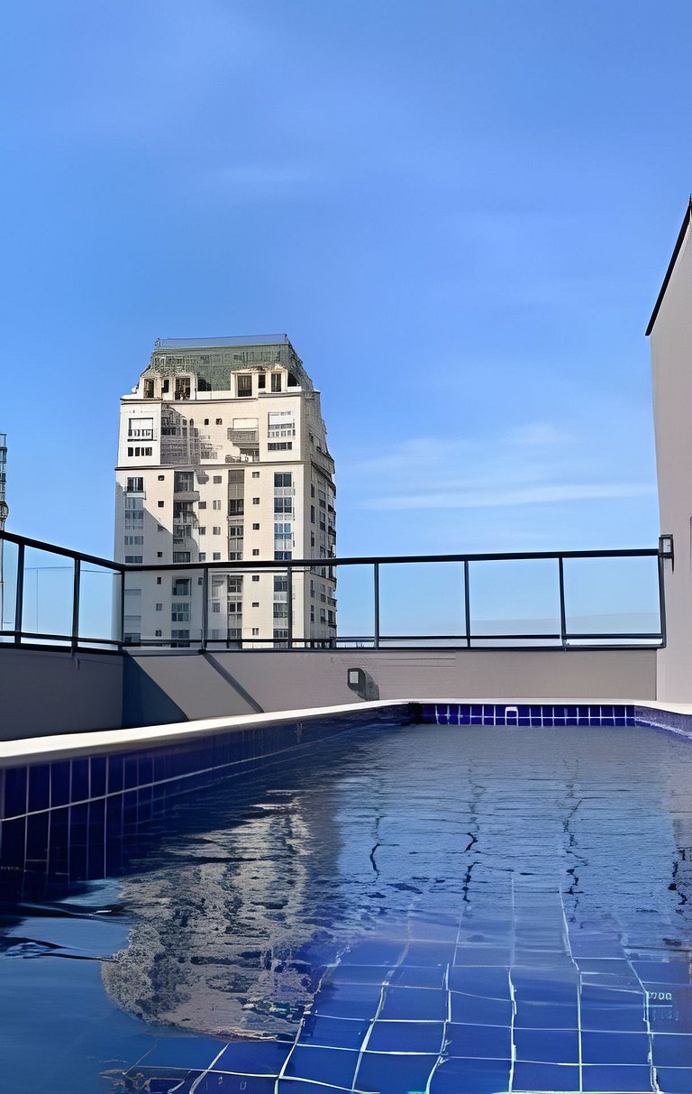 2 Dorm Charmoso c/ Academia, Piscina e vaga (702)