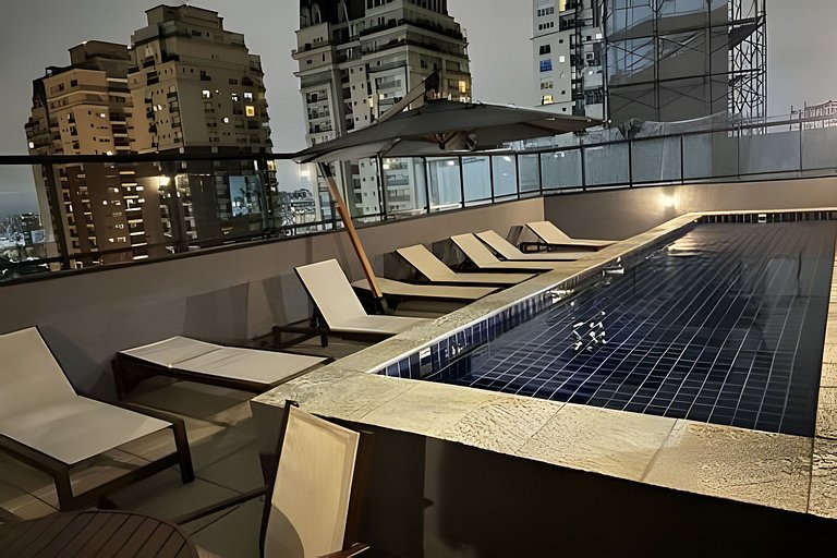 2 Dorm Charmoso c/ Academia, Piscina e vaga (702)