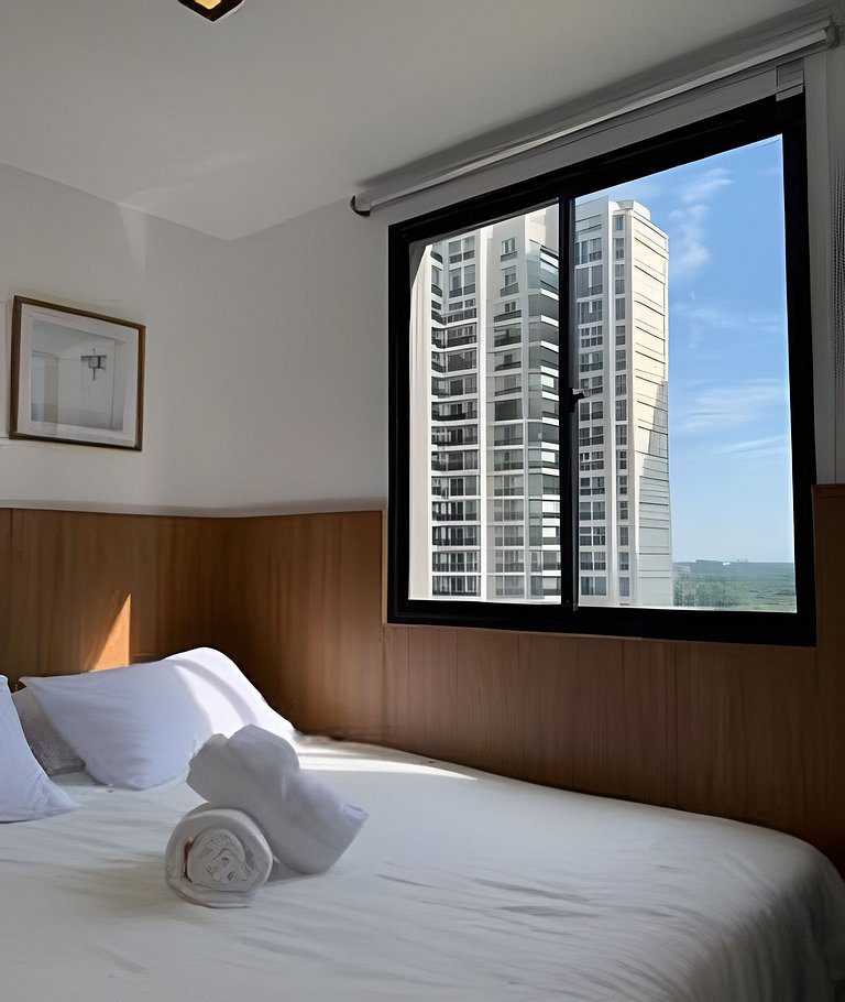 2 Dorm Charmoso c/ Academia, Piscina e vaga (902)