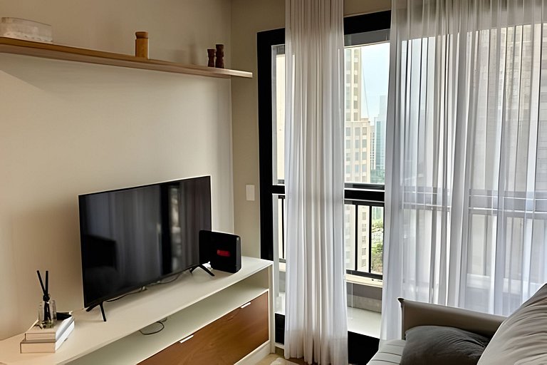 2 Dorm Charmoso c/ Academia, Piscina e vaga (1012)