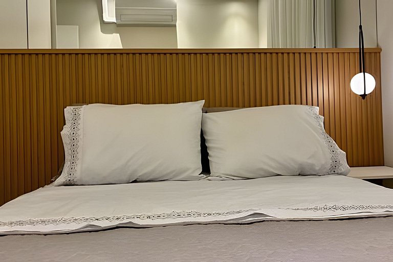 2 Dorm Charmoso c/ Academia, Piscina e vaga (1012)