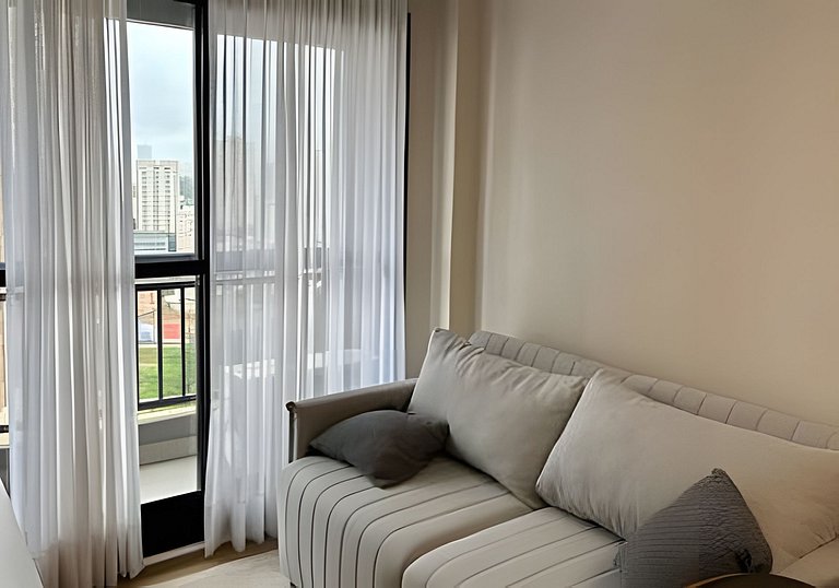 2 Dorm Charmoso c/ Academia, Piscina e vaga (1012)