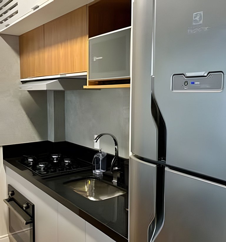 2 Dorm Charmoso c/ Academia, Piscina e vaga (1012)