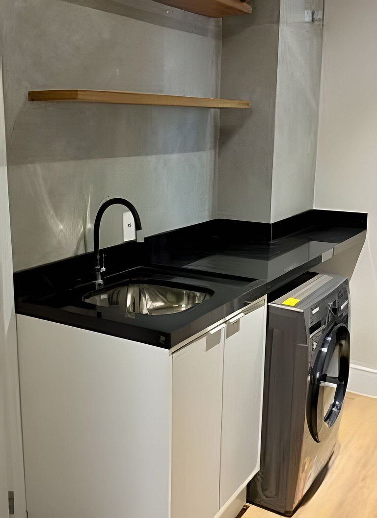 2 Dorm Charmoso c/ Academia, Piscina e vaga (1012)