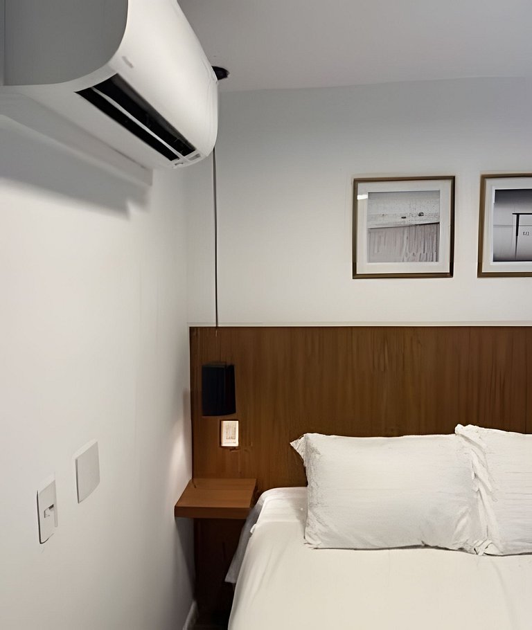 2 Dorm Charmoso c/ Academia, Piscina e vaga (802)