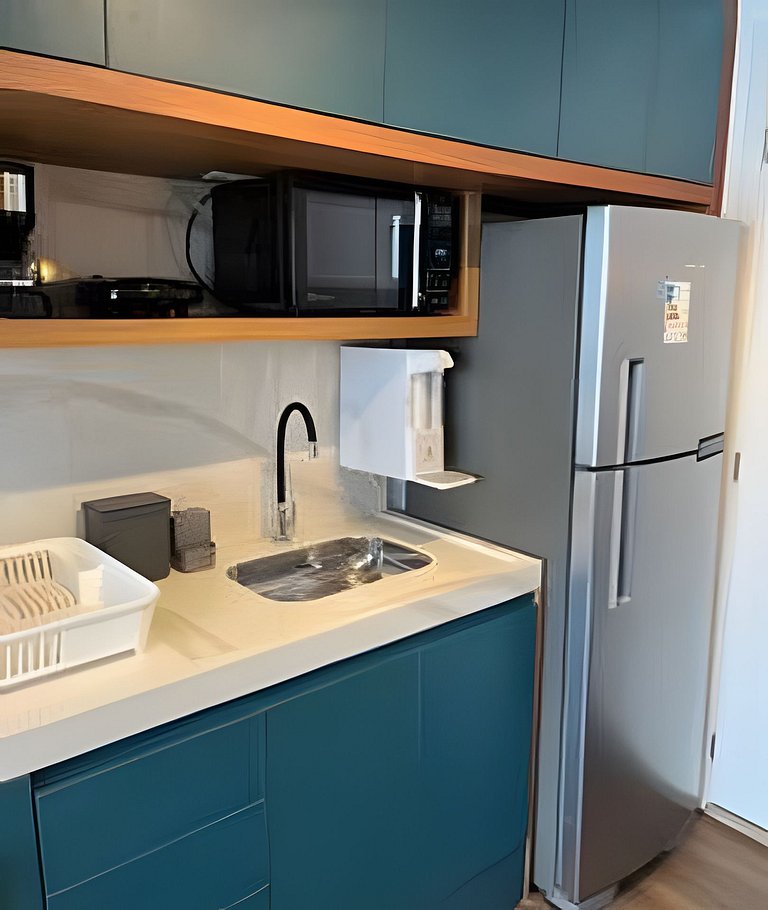 2 Dorm Charmoso c/ Academia, Piscina e vaga (802)