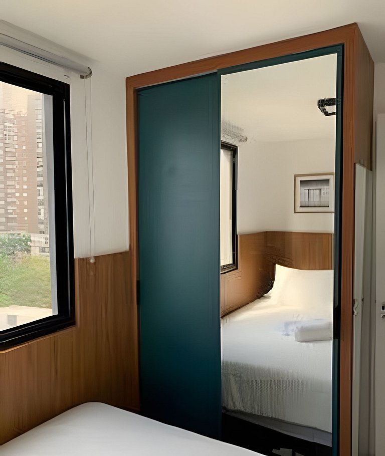 2 Dorm Charmoso c/ Academia, Piscina e vaga (802)