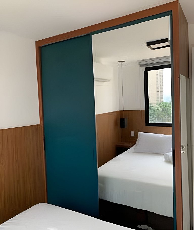 2 Dorm Charmoso c/ Academia, Piscina e vaga (802)