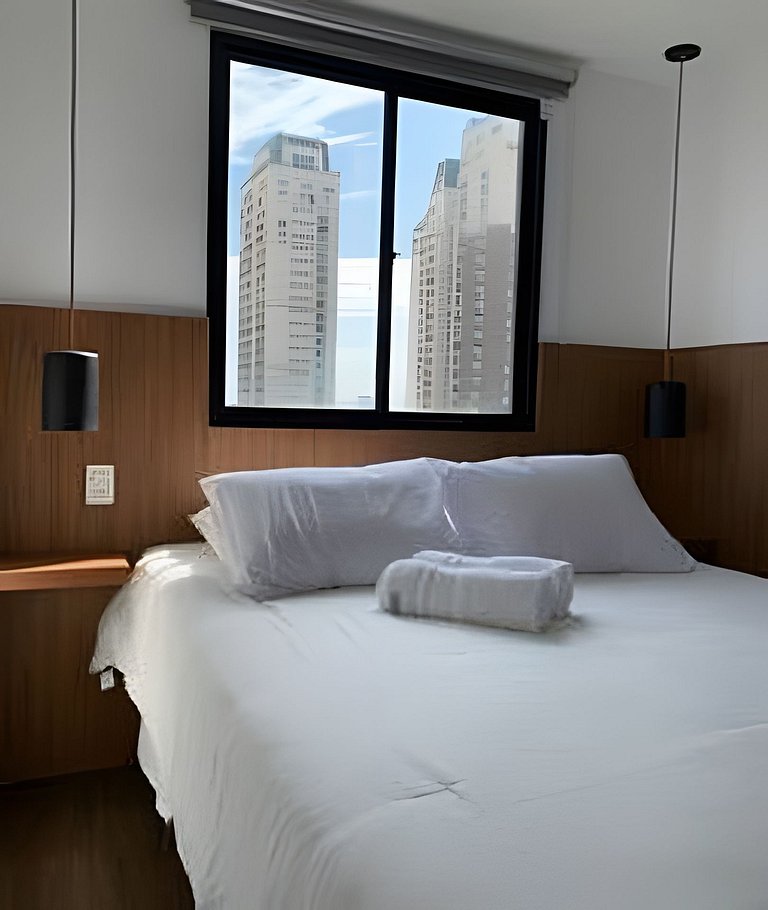 2 Dorm Charmoso c/ Academia, Piscina e vaga (802)