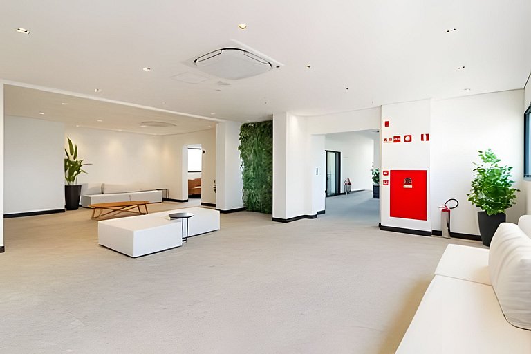 Studio com academia, rooftop e coworking(1904)