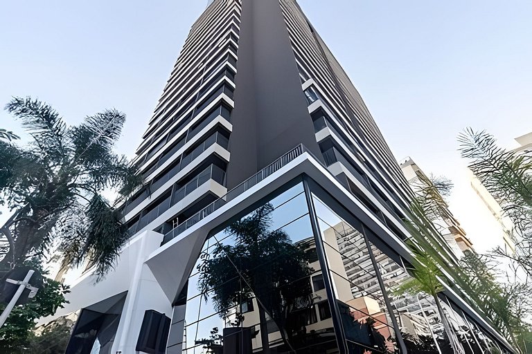 Studio com academia, rooftop e coworking(1904)