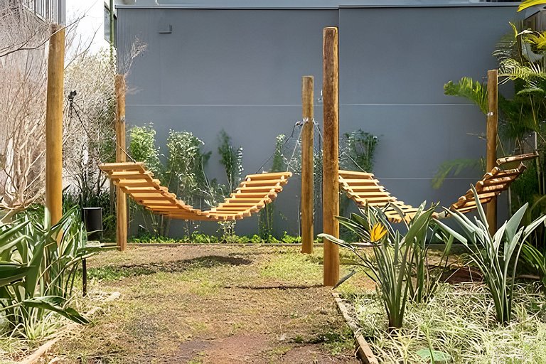 Studio c/ piscina, academia e próx. metrô (411)