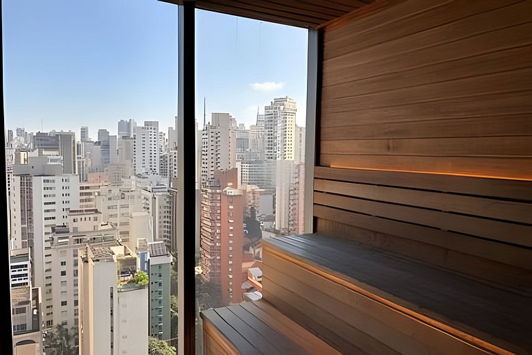 Apto c/ piscina, academia, próx Oscar Freire (602)