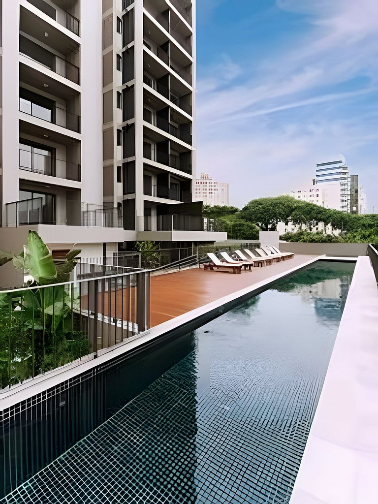 Studio de Luxo c/ piscina, academia e garagem (34)