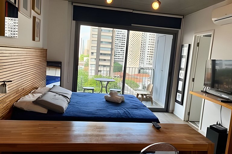 Studio de Luxo c/ piscina, academia e garagem (55)