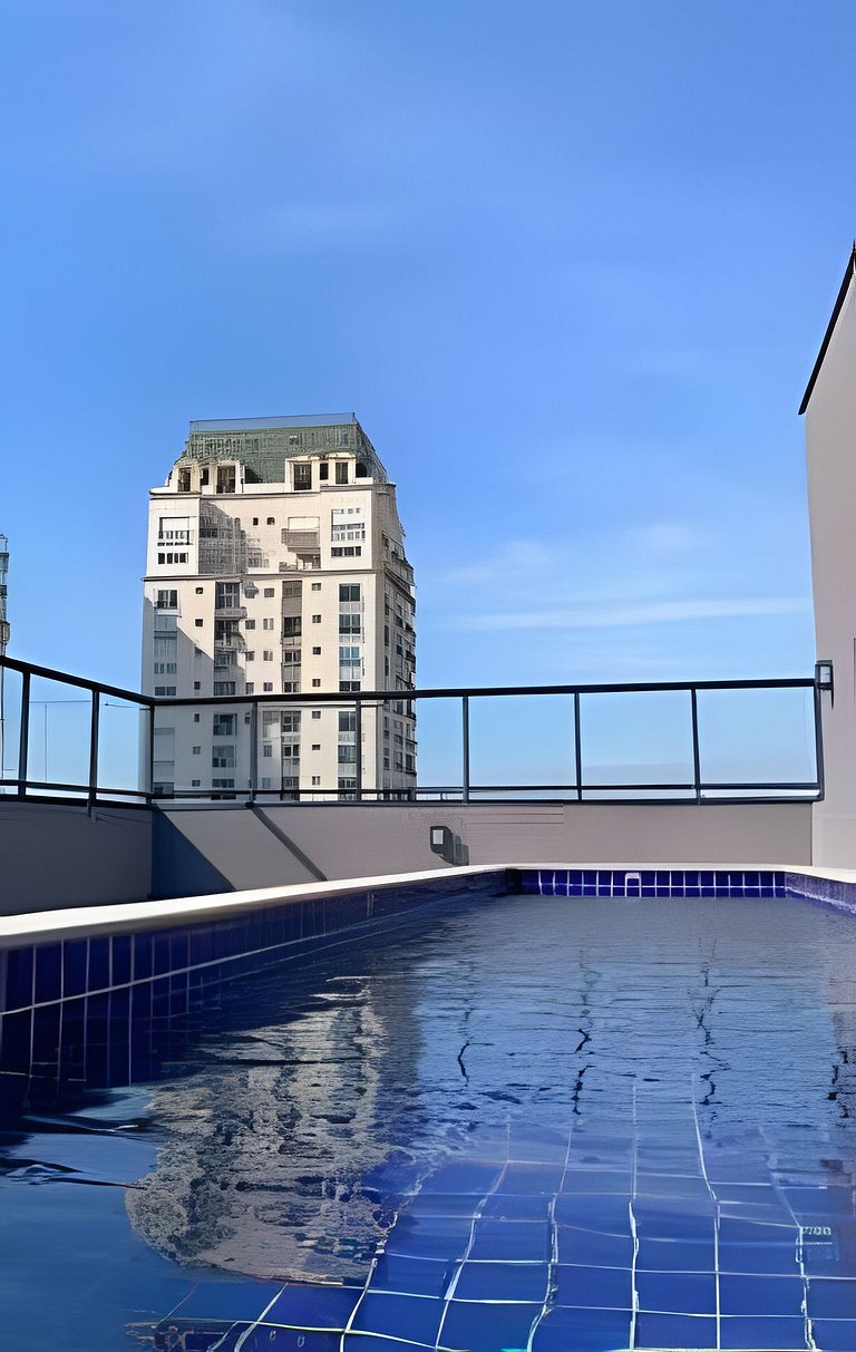 Apto Charmoso c/ Academia e piscina (1410)