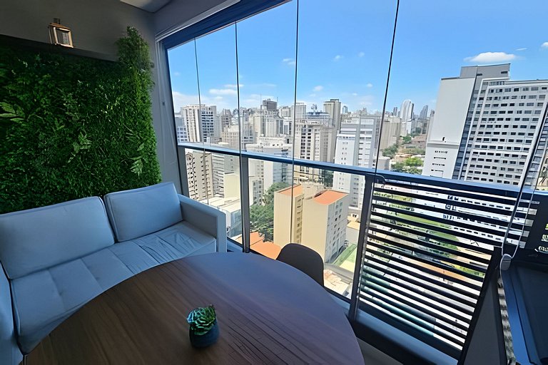 Apto de luxo com piscina incrível, academia(2206B)