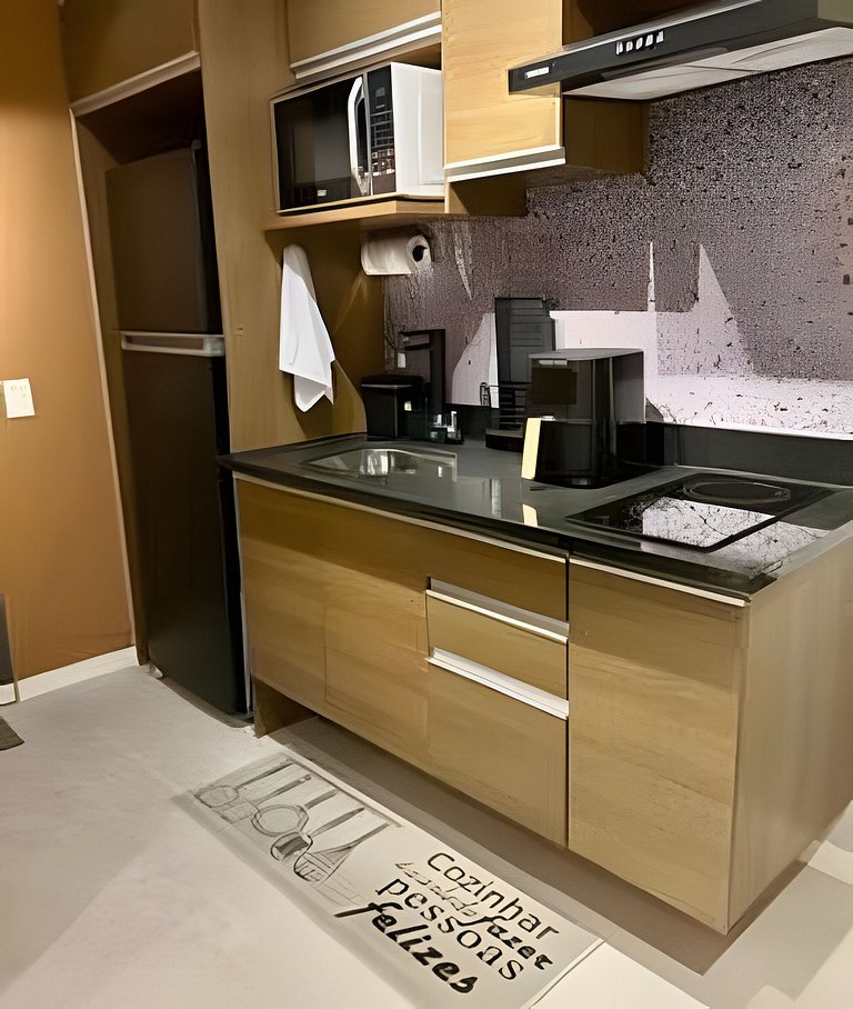 Apto de luxo com piscina incrível, academia(2206B)