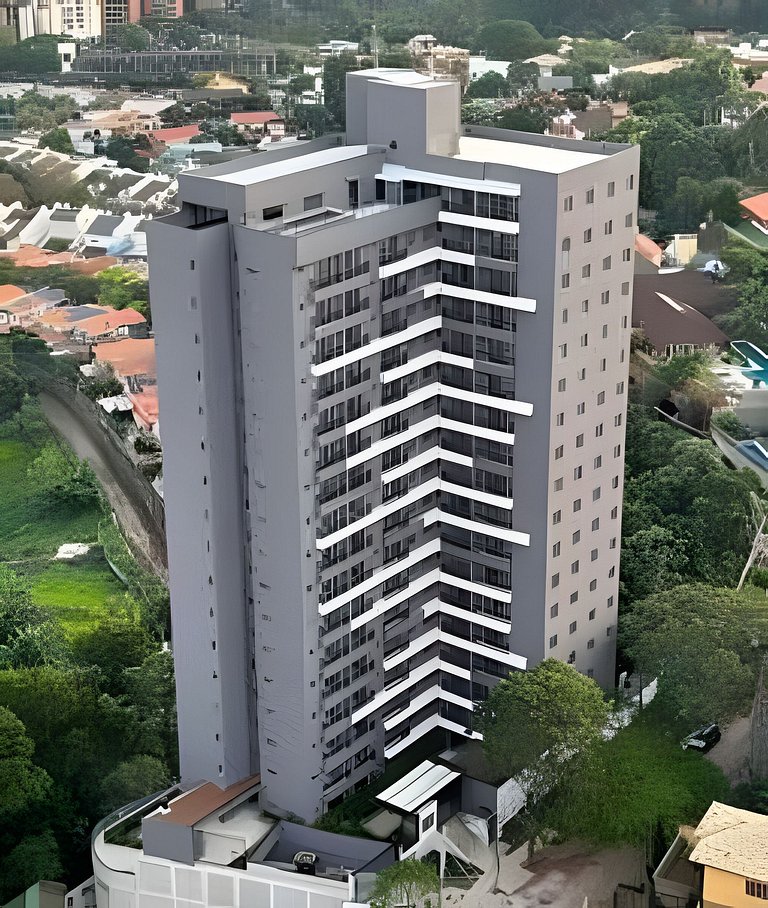 Studio Charmoso c/ Academia, Piscina e vaga (1210)