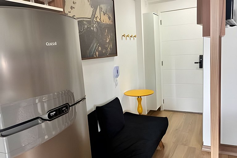 Studio de Luxo c/ piscina, academia e garagem(902)