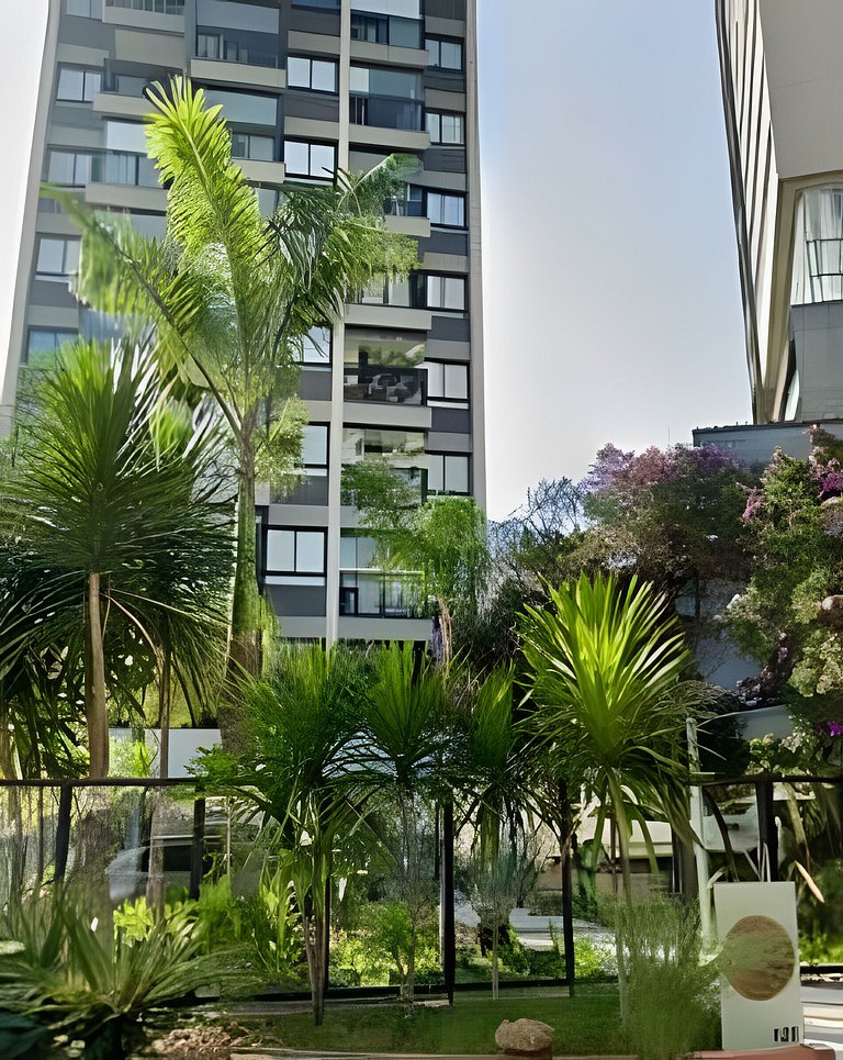 Studio de Luxo c/ piscina, academia e garagem(902)