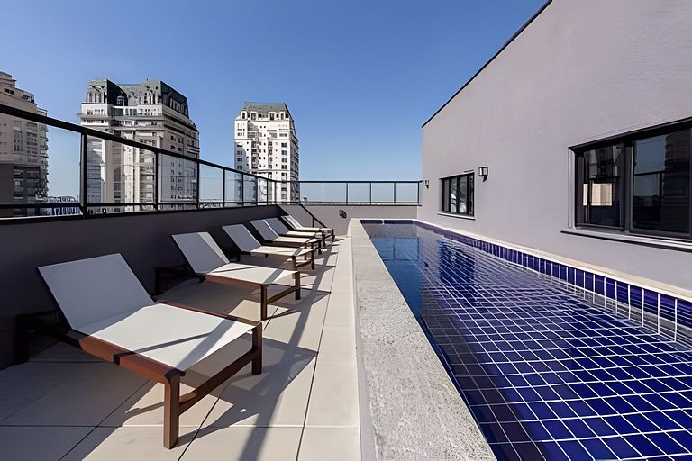 Apto Charmoso c/ Academia e piscina (010)