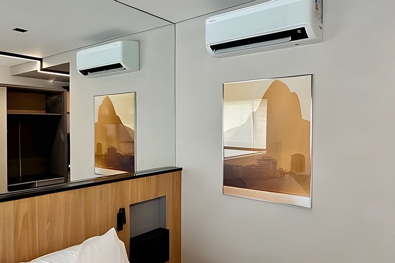Apto de luxo com spa, academia próx metrô (419)