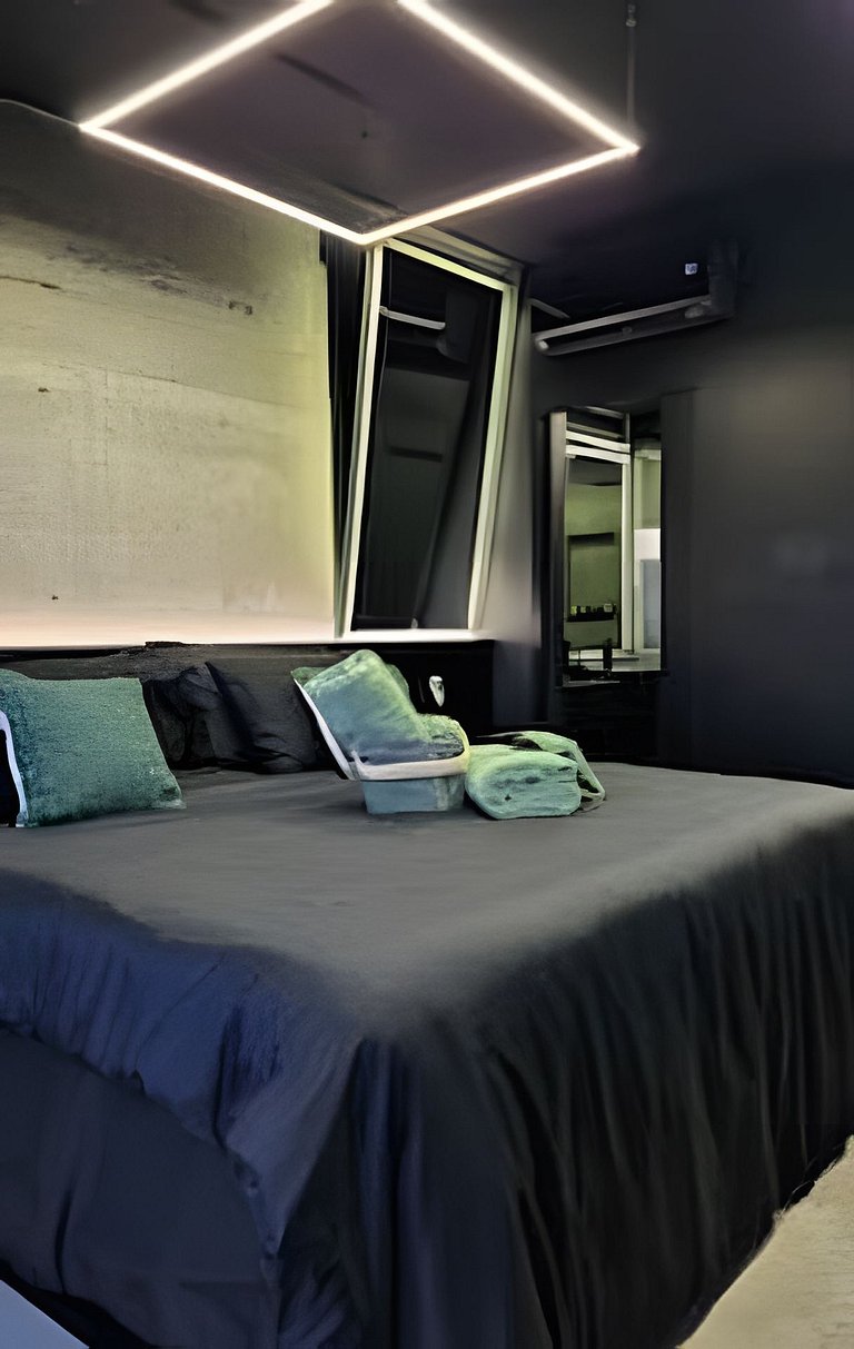 Apto de luxo com spa, academia próx metrô (521)