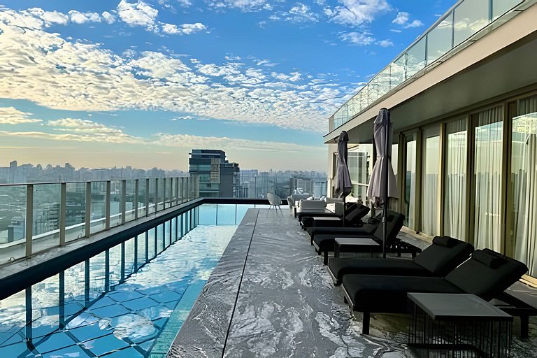 Studio Luxo | Alto Padrão | Rooftop e Design(2613)
