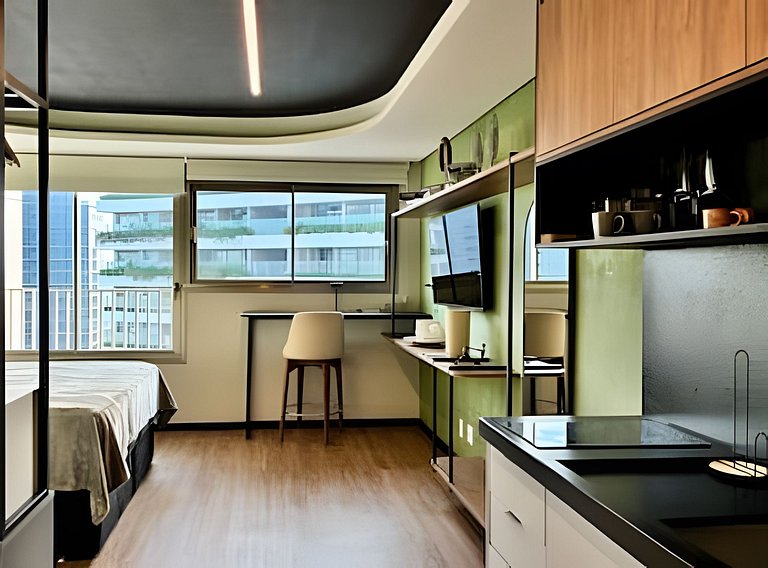 Studio Luxo | Alto Padrão | Rooftop e Design(2613)