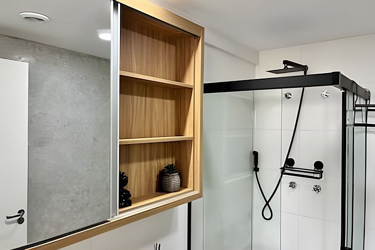 Studio novo e moderno próx metrô e Expo SP (104)