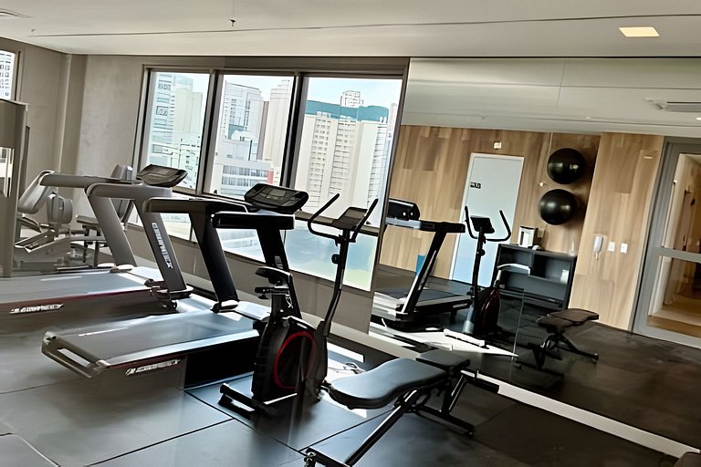 Studio novo e moderno próx metrô e Expo SP (104)