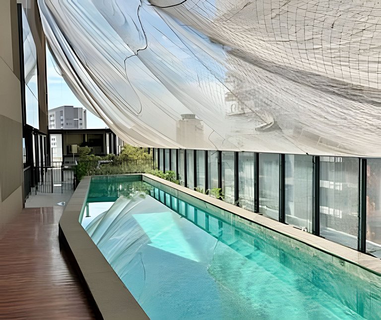 Perdizes: Studio Novo com Piscina e Academia(1307)