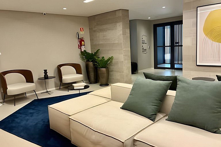 Perdizes: Studio Novo com Piscina e Academia(1307)