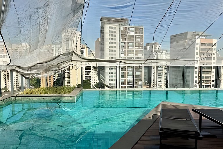 Perdizes: Studio Novo com Piscina e Academia(1307)