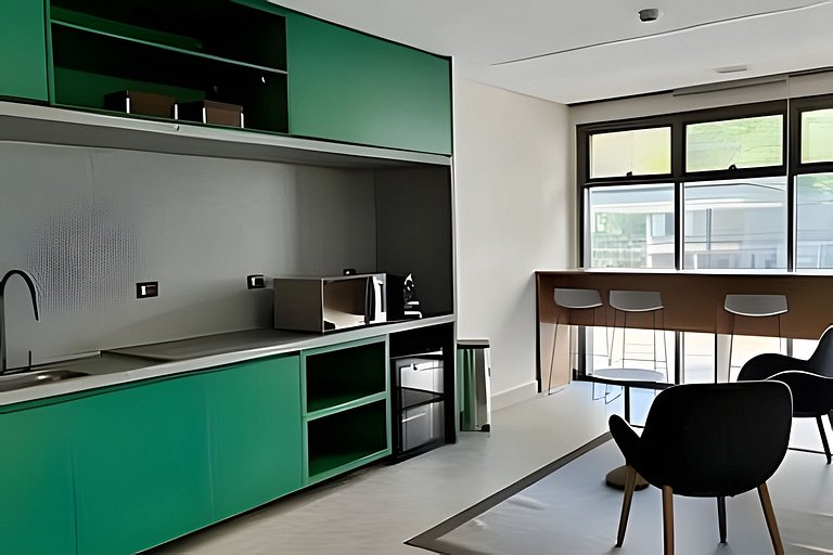 Apto luxo com piscina incrível e academia (101B)