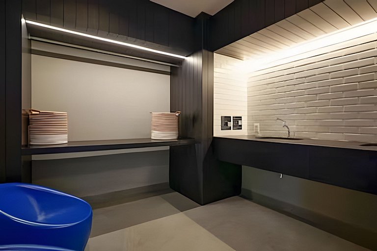Apto de luxo com piscina incrível, academia(2005B)