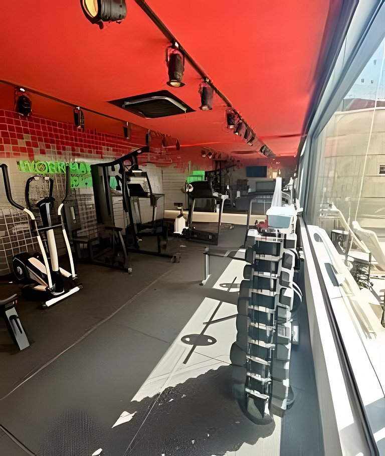 Apto com Piscina, Academia e Coworking (1402)