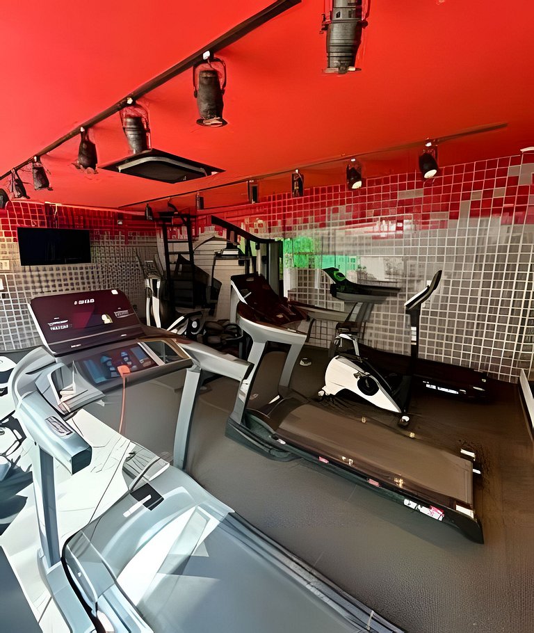 Apto com Piscina, Academia e Coworking (1402)
