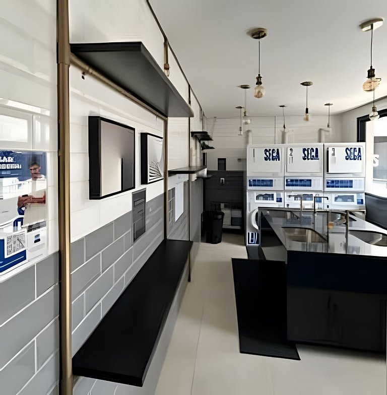 Apto com Piscina, Academia e Coworking (1402)